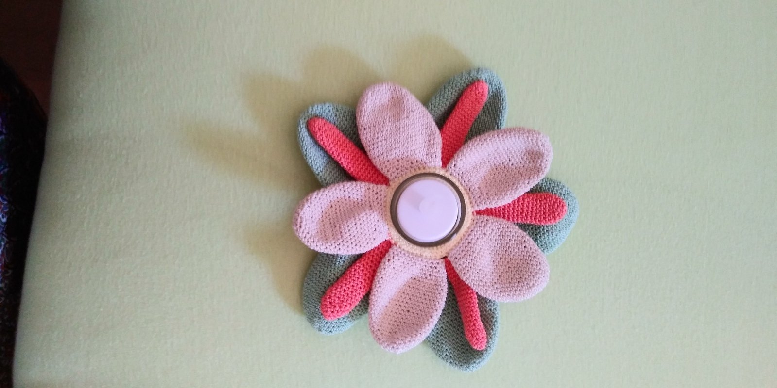 Häkelanleitung &quot;Windlicht Sommerblüte&quot; Dekoidee!