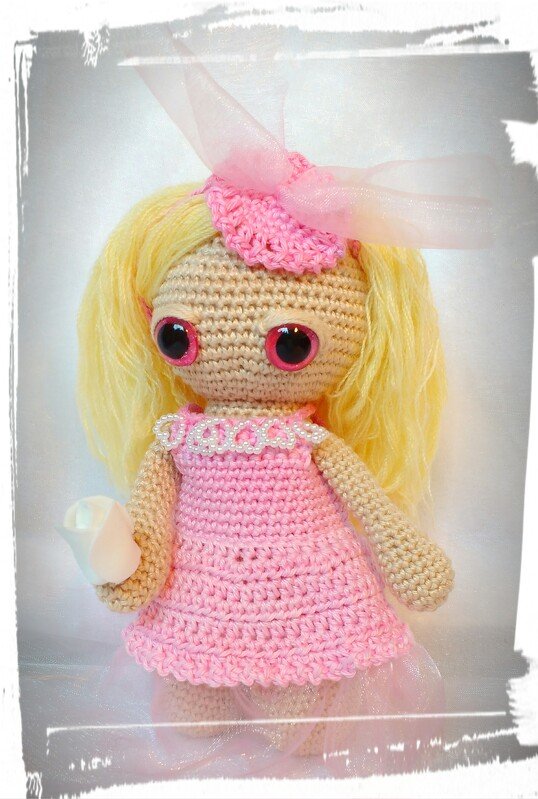 Chibi Prinzessin Klara - Häkelanleitung - Komplettset