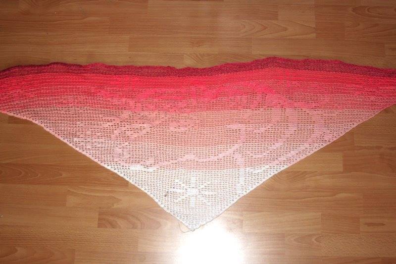 Motivtuch Unicorn, Einhorn Dreieckstuch, Häkelanleitung