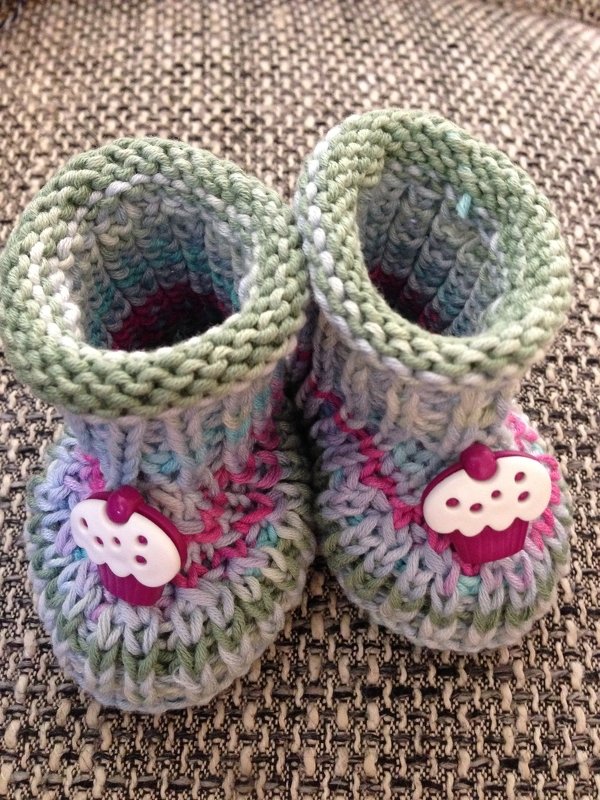 Anleitung, Ebook zum stricken für Baby- Wohlfühlschuhe