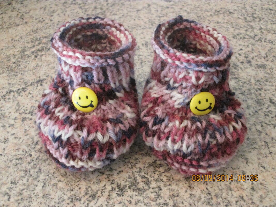 Anleitung, Ebook zum stricken für Baby- Wohlfühlschuhe