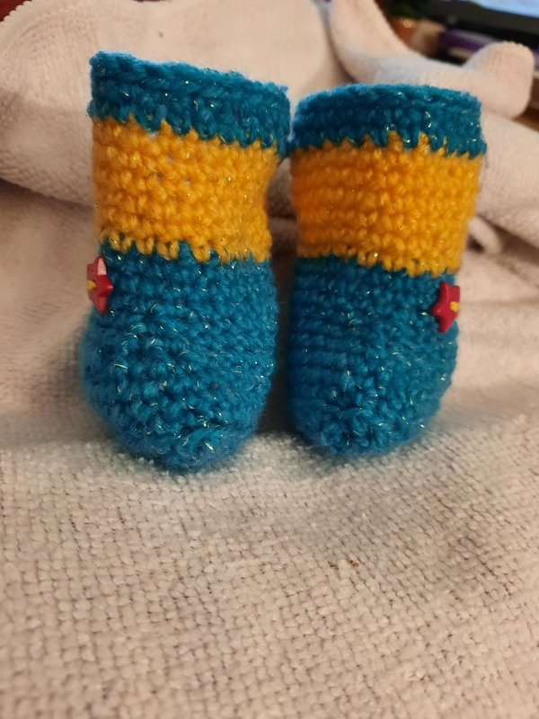 Häkelanleitung- Stiefel für Babypuppen