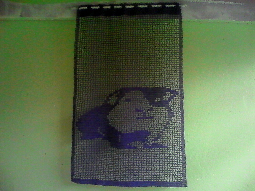 Motivtuch Meerschweinchen, Dreieckstuch, Häkelanleitung