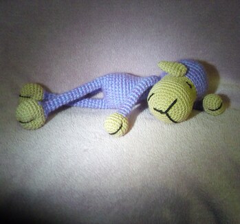 Mein Schaaf in lila :)