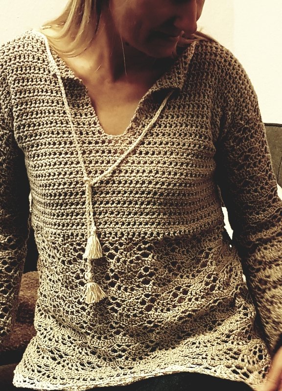 Tunika HAPPINESS (Gr. S/M und L/XL - leicht an alle Größen anzupassen)