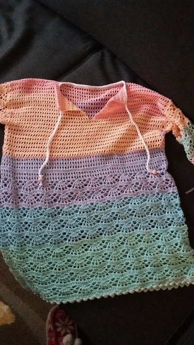 Tunika HAPPINESS (Gr. S/M und L/XL - leicht an alle Größen anzupassen)