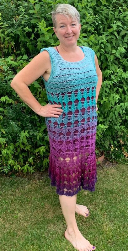 Häkelanleitung Kleid "Melody" - 1 Anleitung-2 Varianten