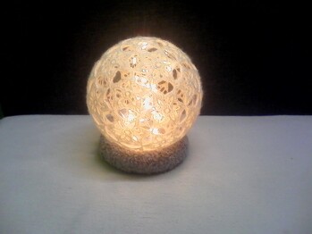 Habe nur die Kugel gemacht. Die Anleitung ist echt spitze!! Sehr gut beschrieben mit den Bildern!! War ganz leicht zum Nacharbeiten!!!