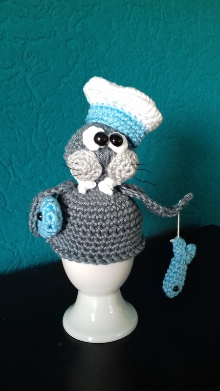 Häkelanleitung Eierwärmer Seelöwen