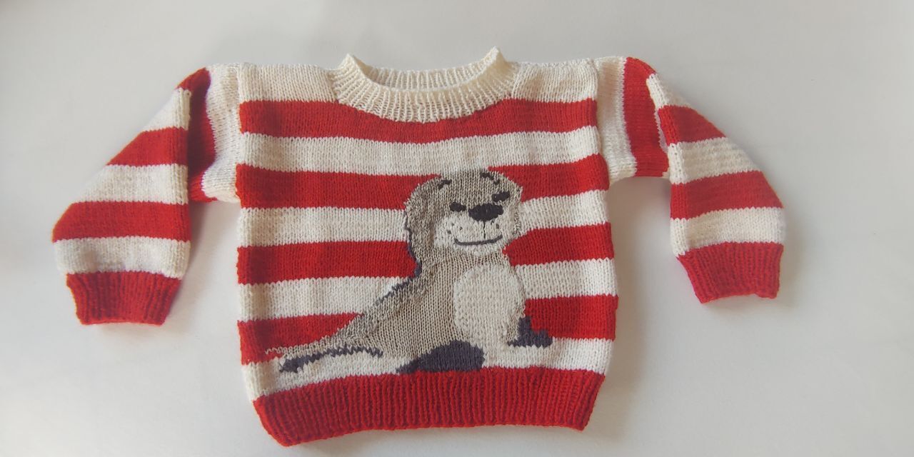 Strickanleitung Pulli in den Größen 86, 92 und 98