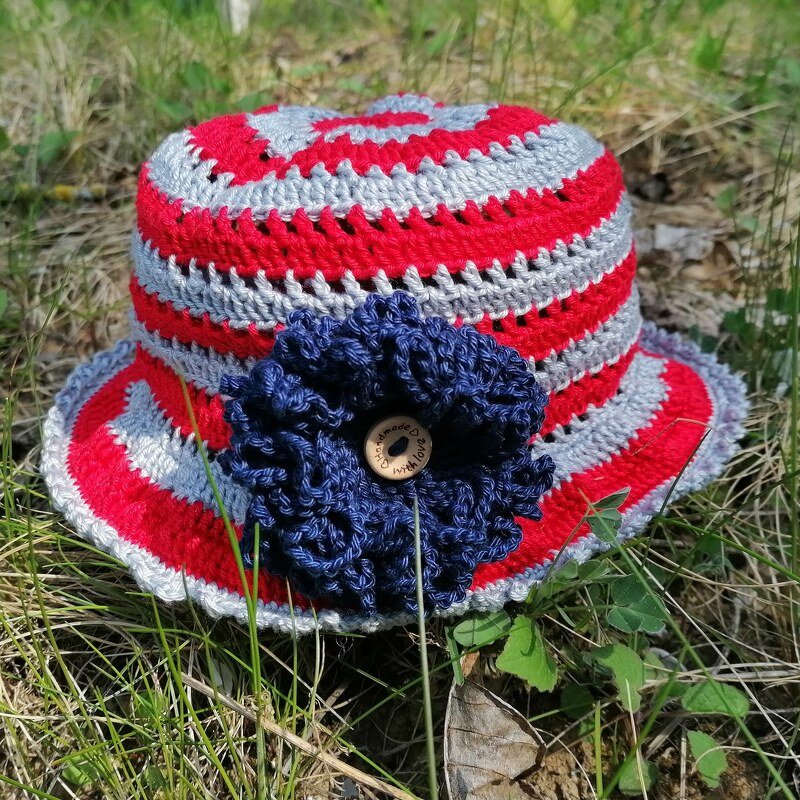 Häkelanleitung Sommerhut in allen Größen