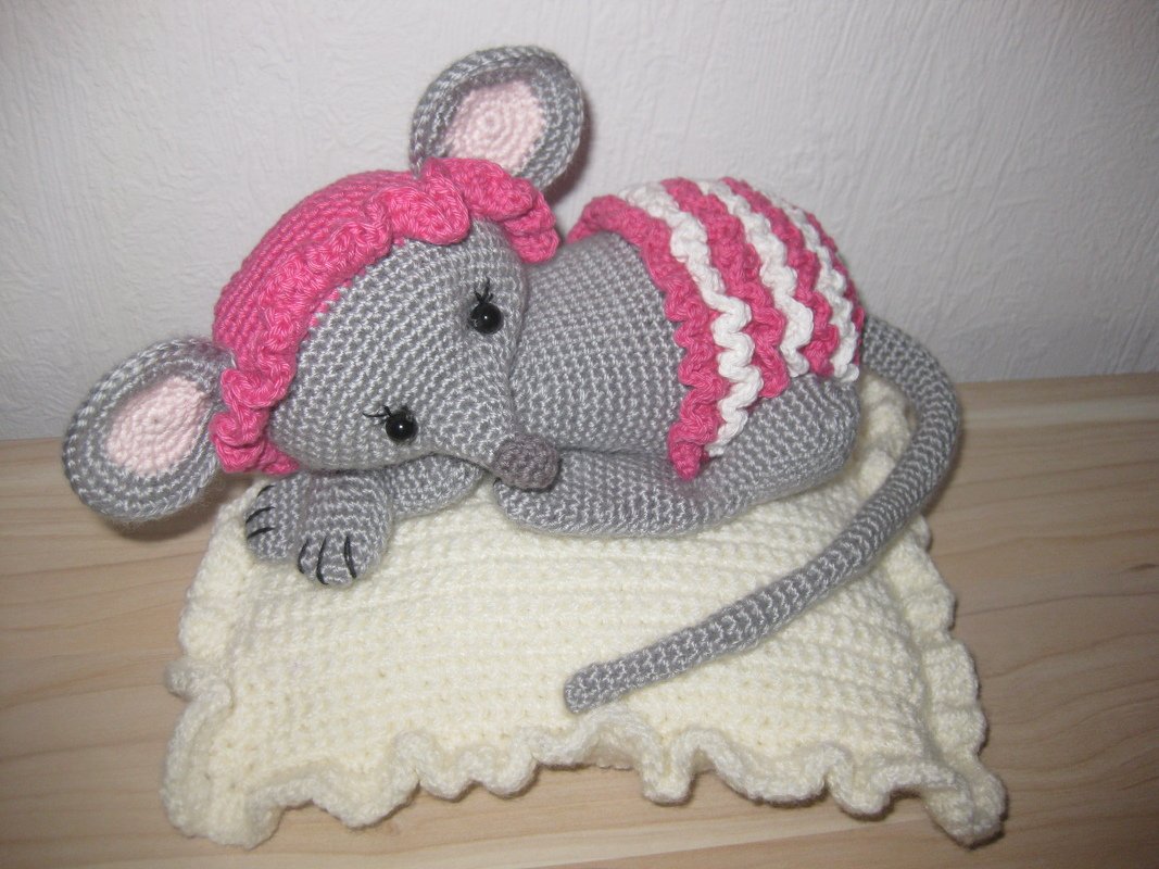Häkelanleitung Baby Maus Lolita