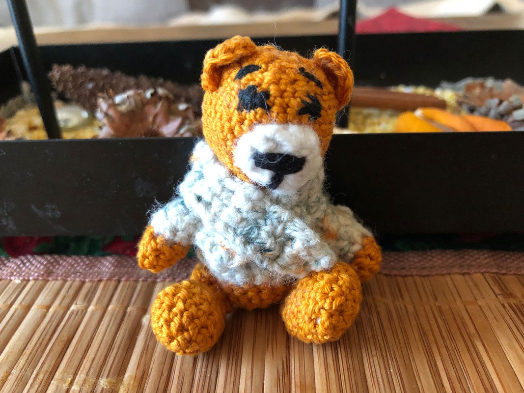 Häkelanleitung - Mini Teddy Krümel