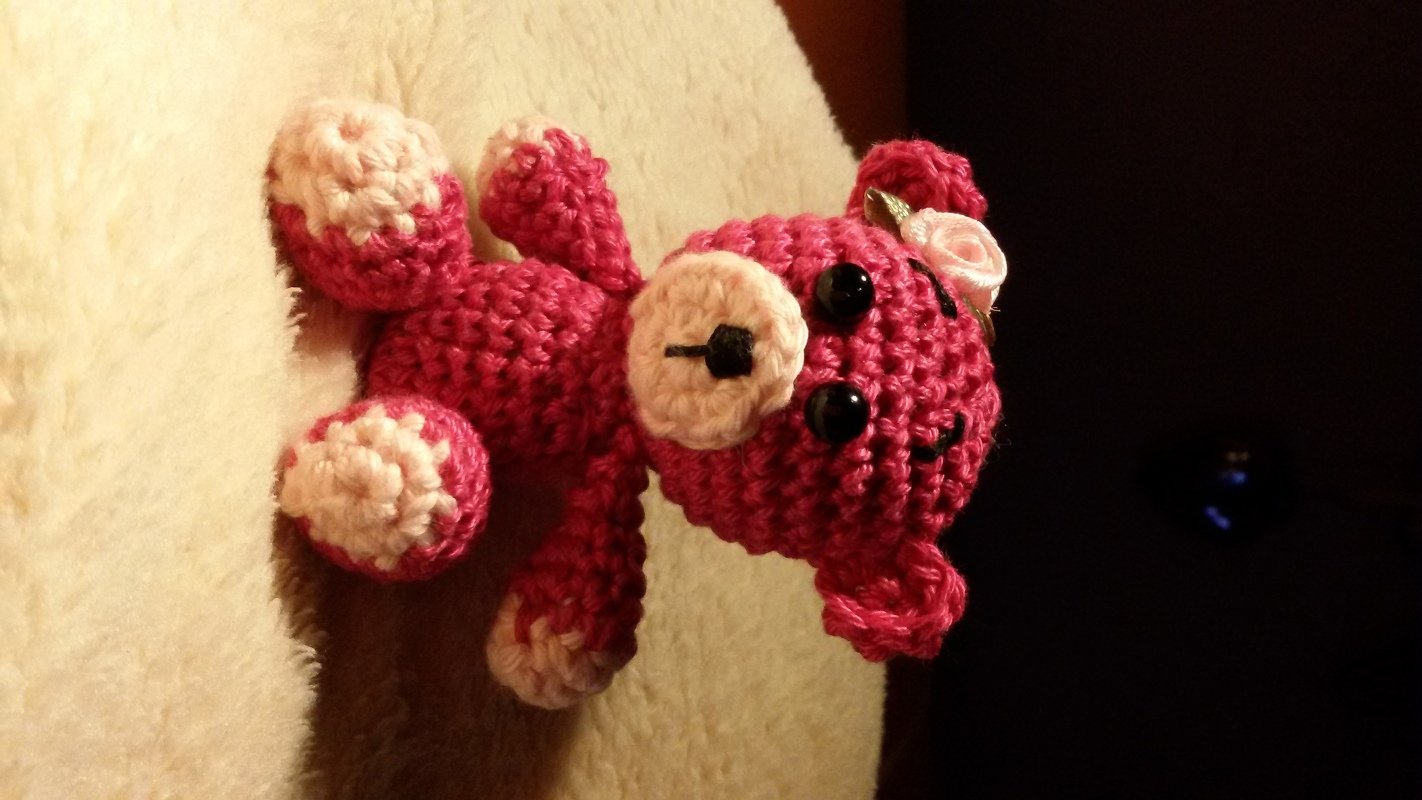 Häkelanleitung - Mini Teddy Krümel