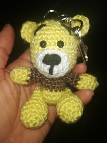 Mein erster Krümel. :-) Und es werden noch viel mehr werden.