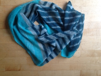 Hier ist mein Schal!