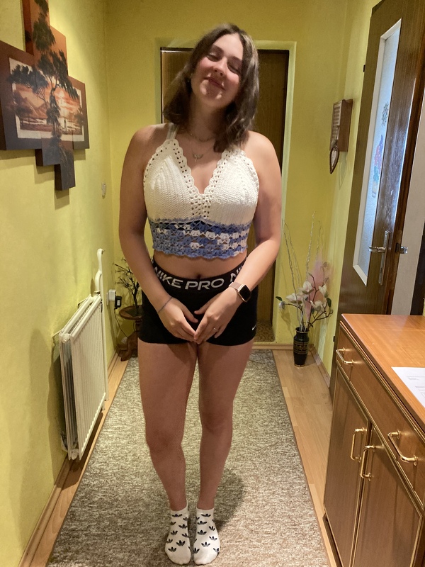 Häkelanleitung -  gehäkeltes Triangel - Bikinitop - No.170