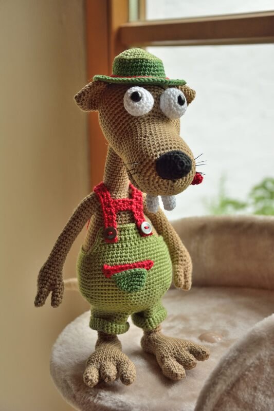 Seppl, das bayrische Wiesel, Häkelanleitung