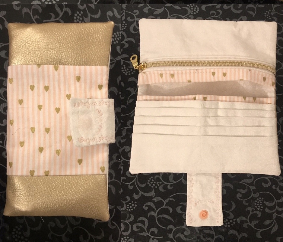 Geldbeutel mit 13 Fächern - Nähanleitung