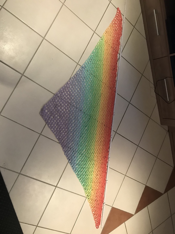 Tuch "Mengenlehre" mit 1 Bobbel Woolly Hugs-COTTON häkeln