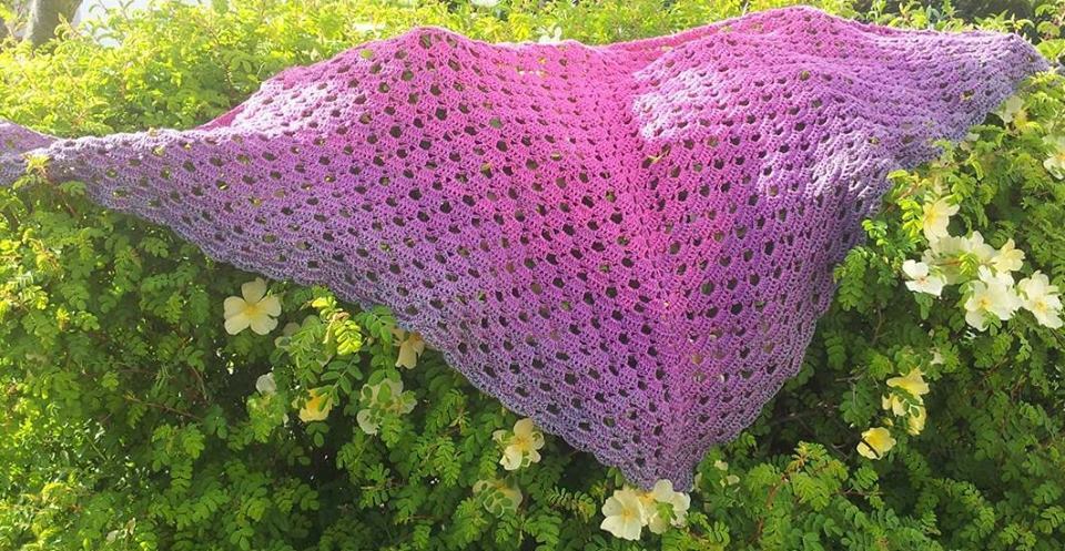 -  GWEN - Stola häkeln, Bobbelstola, Häkeltuch, Sommertuch, perfekt für einen Bobbel, Schultertuch