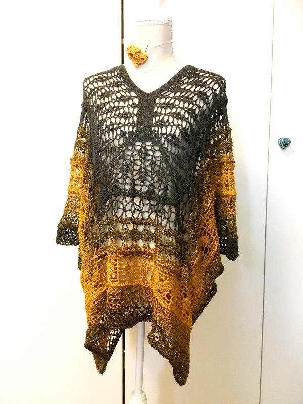 Häkelanleitung Pullover, an alle Größen anpassbar