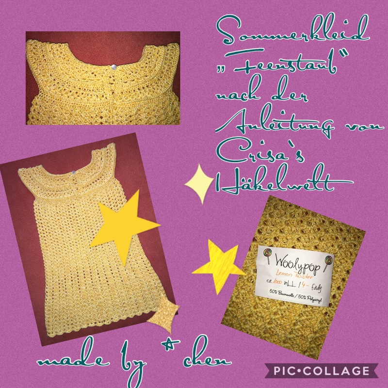 Häkelanleitung Kleid/Tunika ++ Feenstaub ++ alle Größen