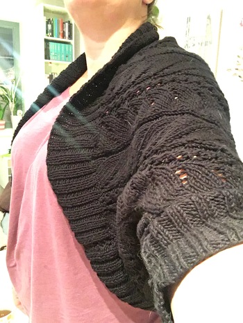 1. Versuch einen Seelenwärmer zu stricken hat wunderbar geklappt. :)