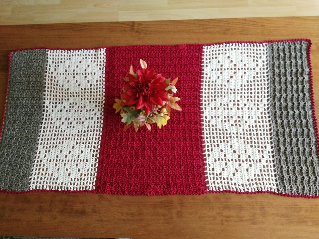 Häkeln / Tischläufer / Herbst