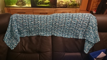 Bei mir sieht sie irgendwie anders aus, was auch am Farbverlauf liegen kann oder daran das ich als Anfänger doch noch was falsch gemacht habe,  dann aber mit Konsequenz.  Nichts desto trotz bin ich Stolz auf mein erstes großes Werk und finde ihn super schön