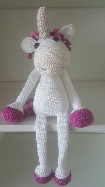 Einhorn KEKE Häkelanleitung