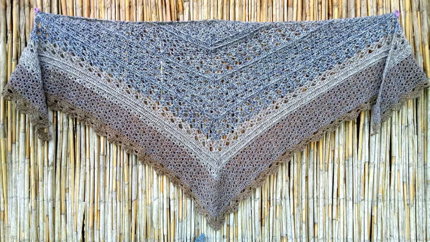 Häkelanleitung Dreieckstuch &quot;Eleganz&quot;