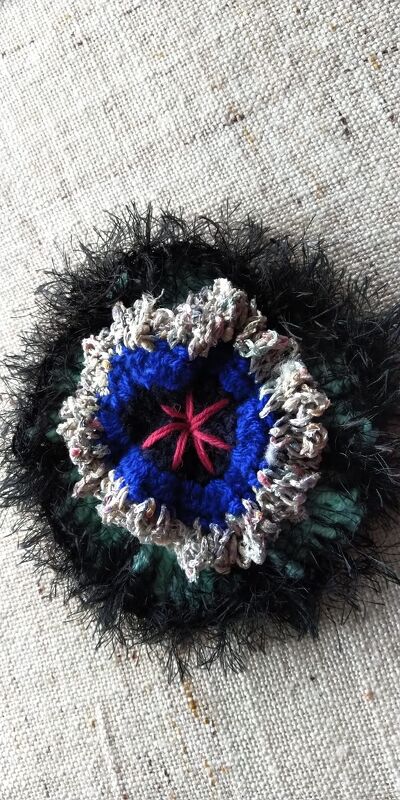 Ansteckbrosche Blume