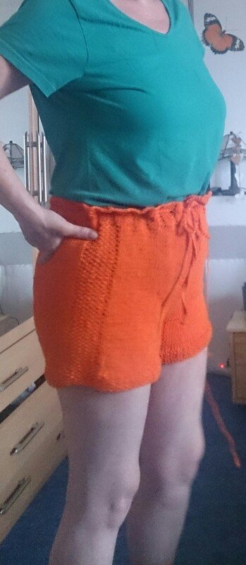 Strickanleitung - Shorts - kurze Hose  - DARK BLUE - No.171