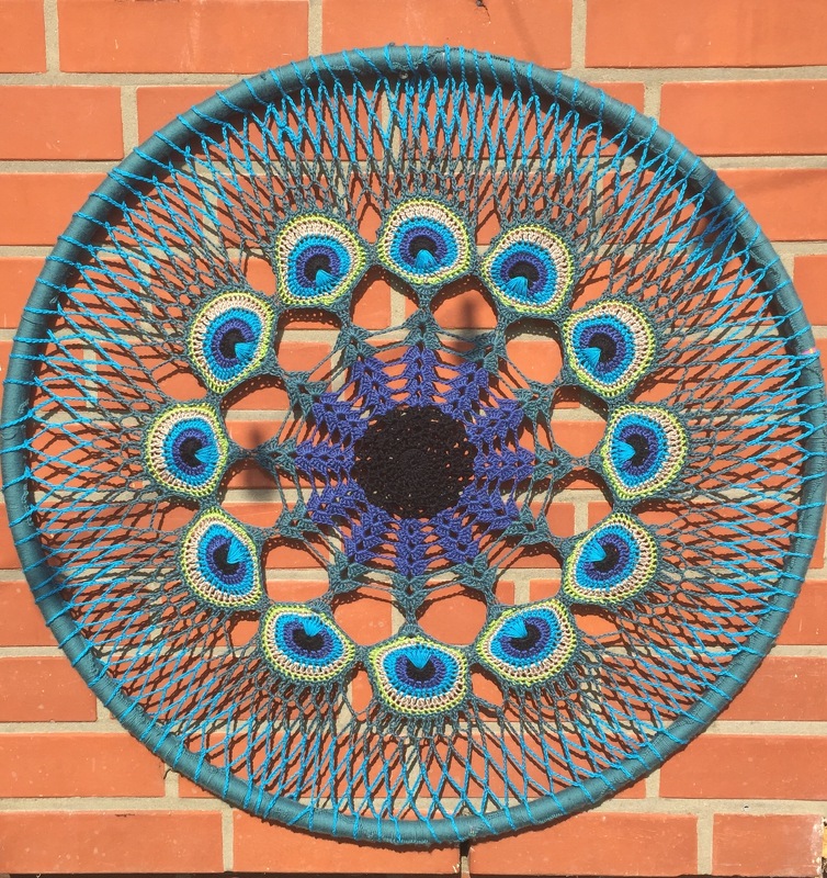 zauberhafter Alb -Traumfänger „Pfauenauge“