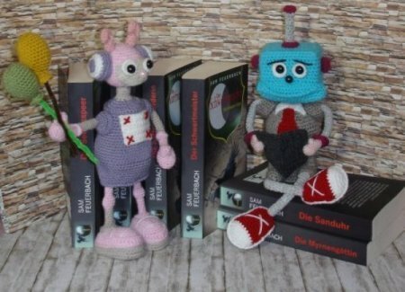 Roboter Pixi Häkelanleitung Amigurumi