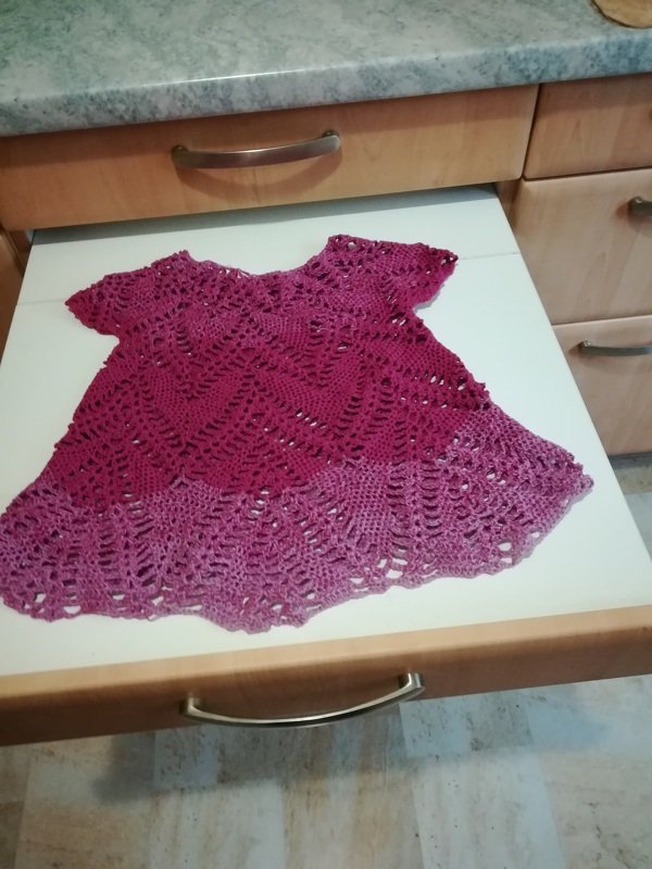 Tunika MORGENSONNE für Mädchen häkeln aus 1 Woolly Hugs BOBBEL-COTTON mit Veronika Hug