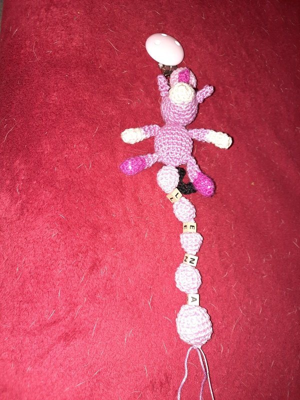 Schnullerkette Einhorn