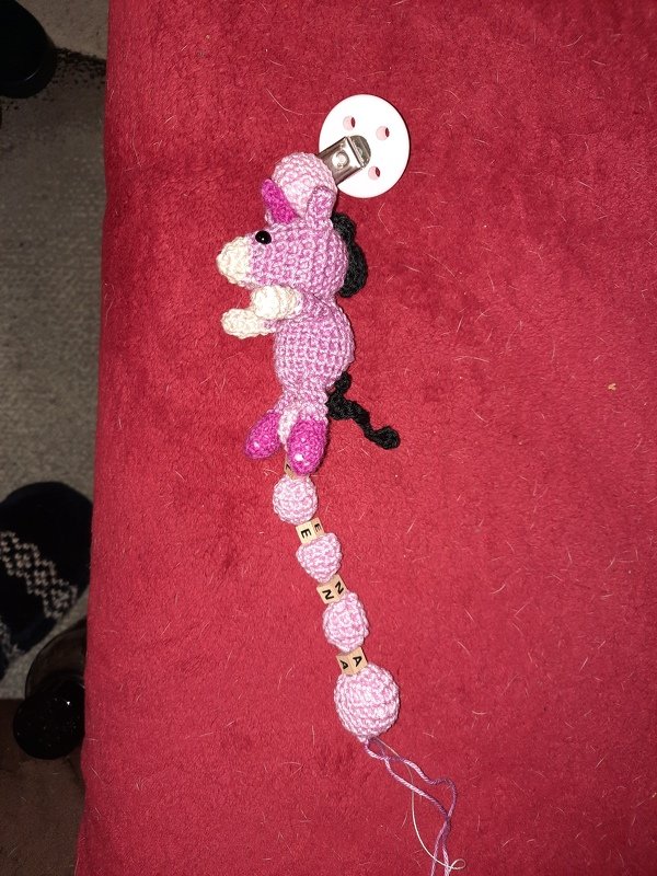 Schnullerkette Einhorn