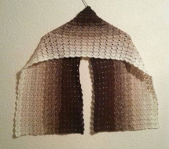 Mein neues Lieblingstuch. Die Anleitung ist phantastisch. (muß noch gespannt werden :)).