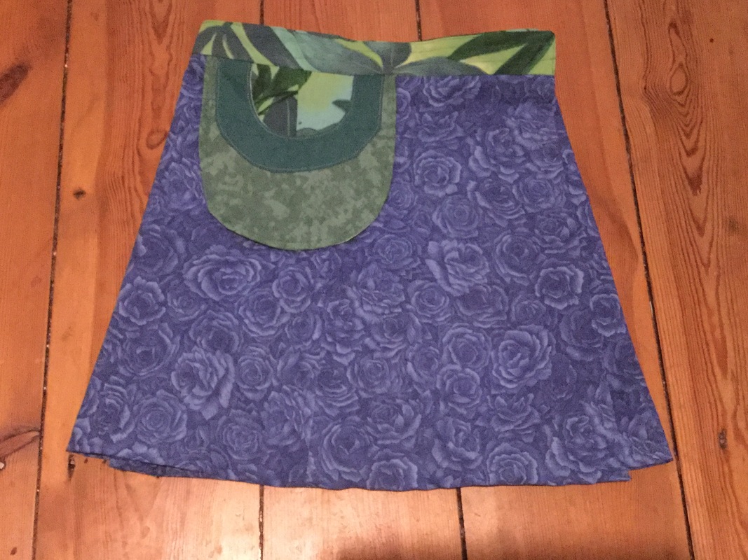 Schickimicki ROCK Wenderock Wickelrock Größe XS-XXL 32-52 mit Schnitt auch für Nähanfänger DIY von firstloungeberlin