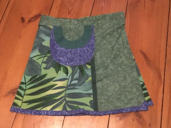 Man kann auch Stoffresten verarbeiten