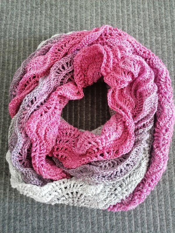 Häkelanleitung Loop &quot;Wolkenbruch&quot;