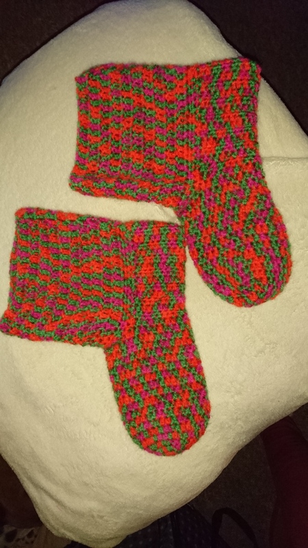 Crochet Pattern "Oma Mine" slipper