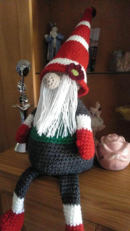 Wichtel Xxl Treppenhocker Kantenhocker Türstopper Nikolaus Weihnachtsdeko Häkelanleitung