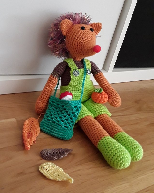 Häkelanleitung Hank, der Igel