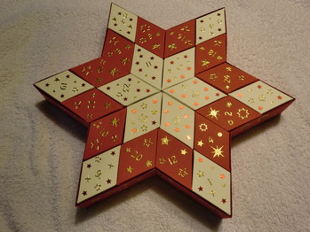 Habe mit viel Freude diesen Adventskalender für meine Enkelin gebastelt. Sie war freudig überrascht, hat ihr sehr gut gefallen.