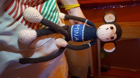 Häkelanleitung - Affe Carlos