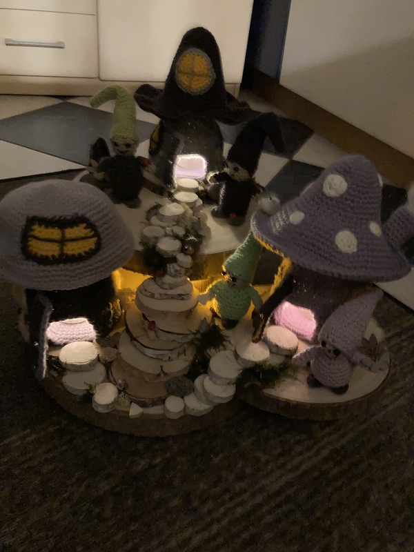 Häkelanleitung "Zwergenidyll" Dekoidee!