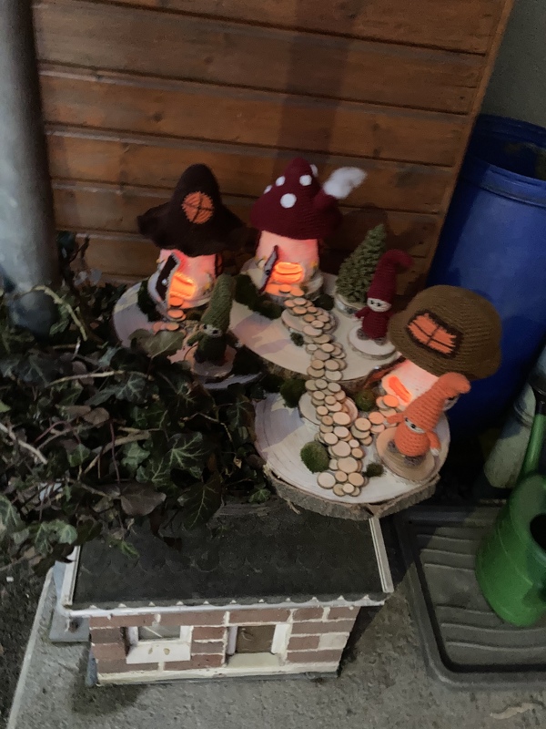 Häkelanleitung "Zwergenidyll" Dekoidee!